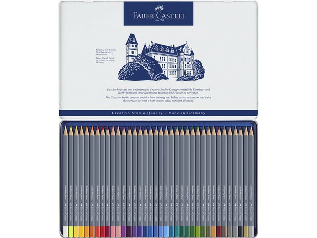Aquarelpotlood FC Goldfaber etui a 36st. Creative Studio