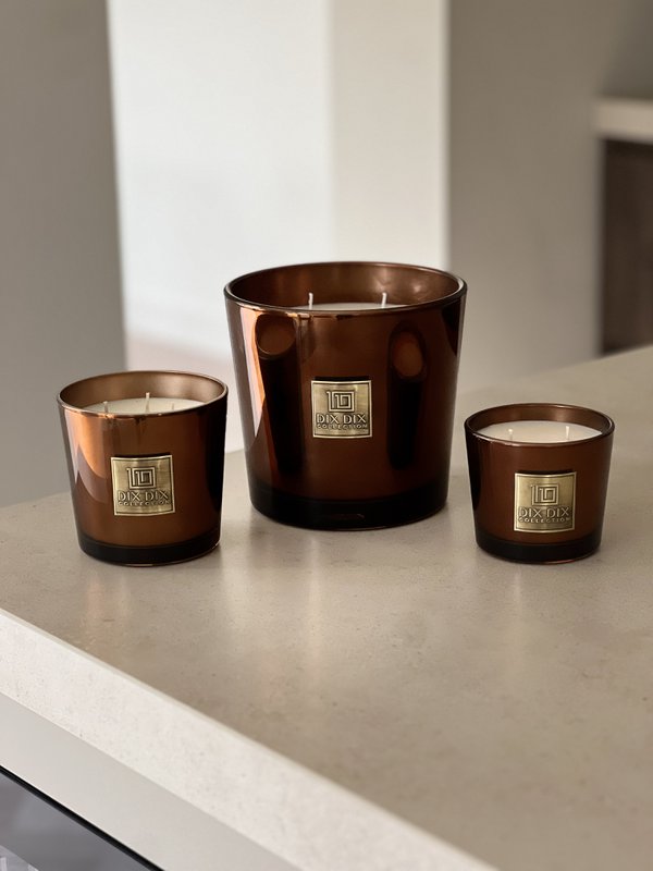 Fuerte de vela perfumada de lujo y duradero - cobre - xl