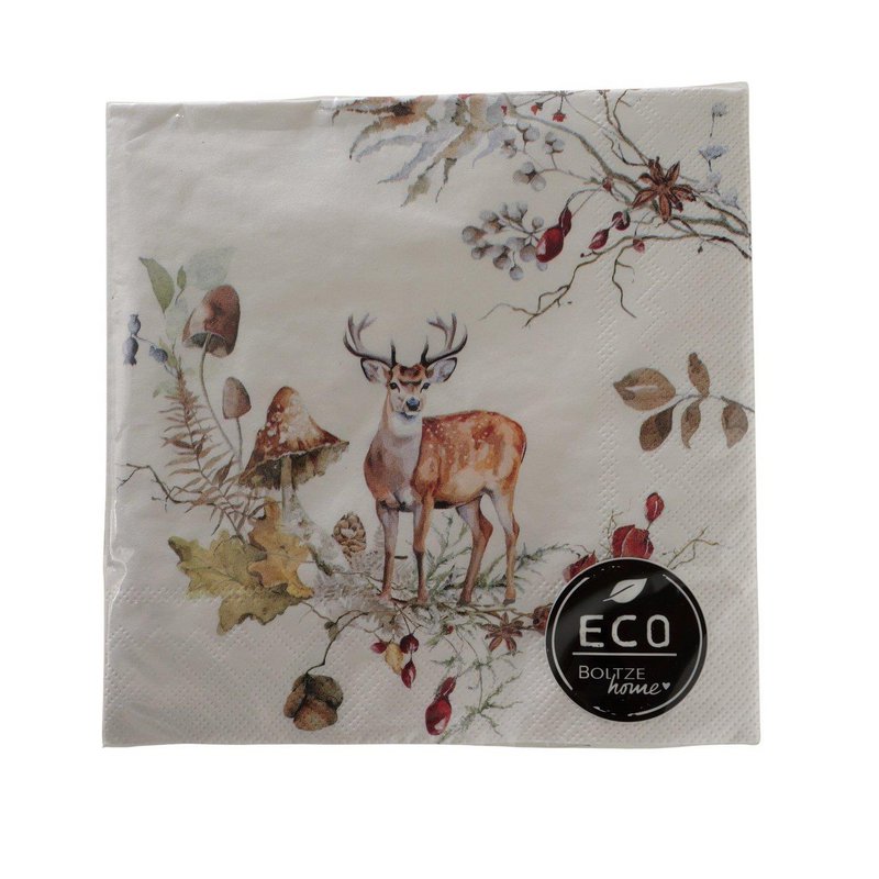Boltze Home Napkins Deer Gerd 33cm