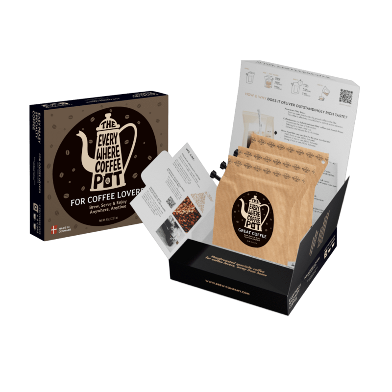 Coffee Pot Specialty Coffee 3 pcs Gift Box