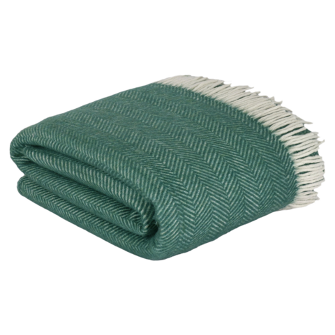 Herringbone Blanket-Green