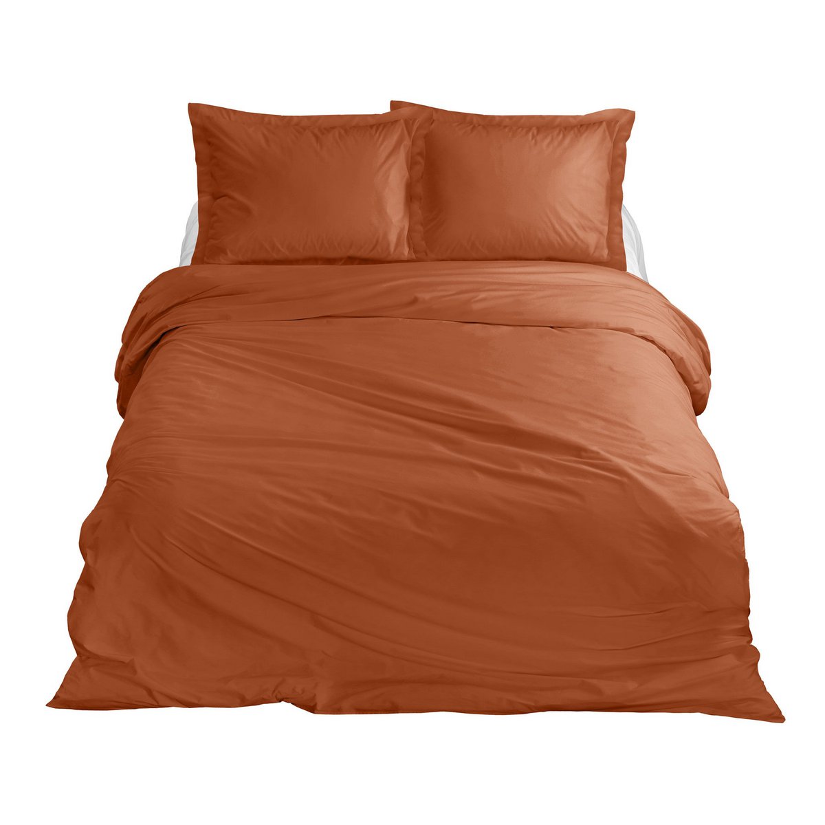 100% Cotton Satin Duvet Cover Set Indian Spice