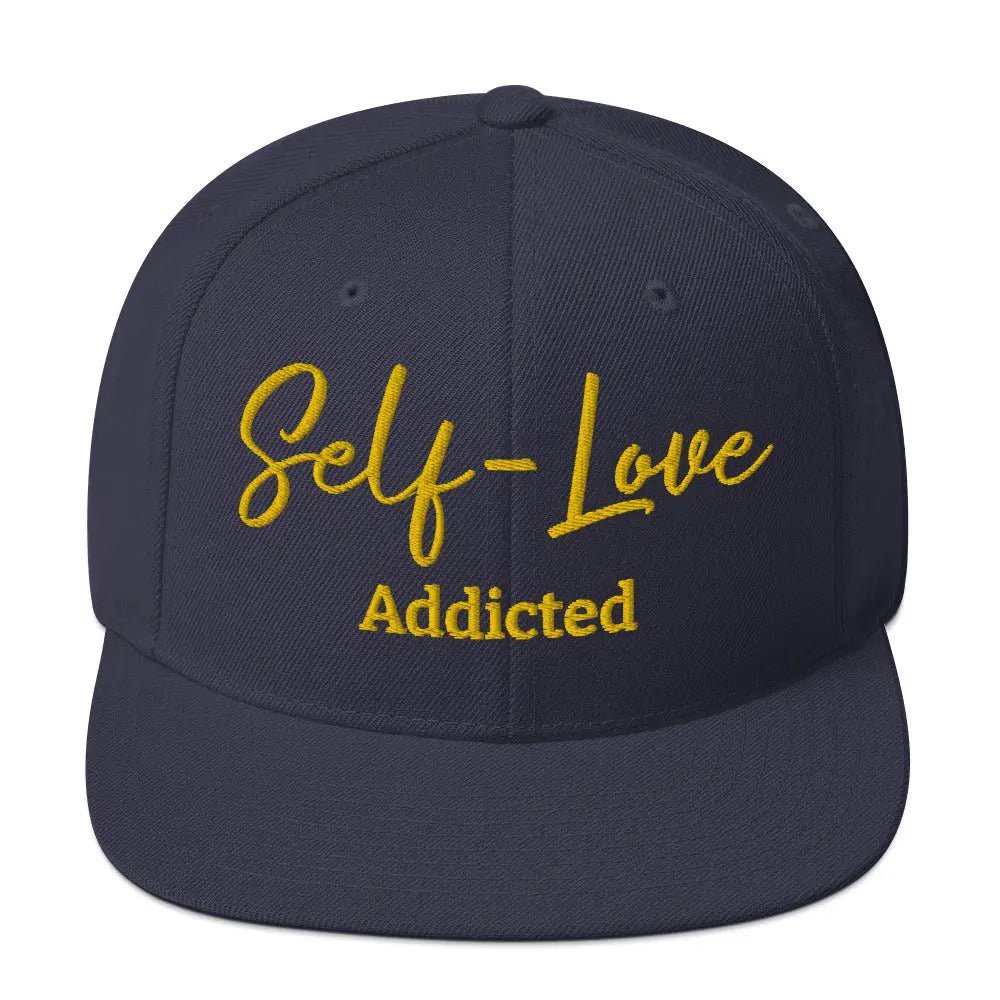 Chapeau Snapback Self Love Addicted avec broderie