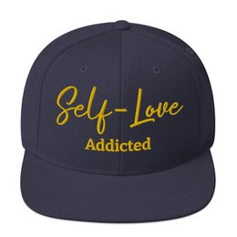Chapeau Snapback Self Love Addicted avec broderie