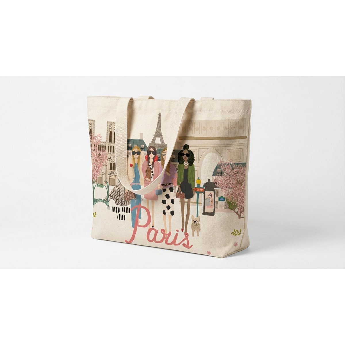 PARIJS MEISJES TOTE BAG