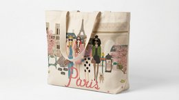 PARIJS MEISJES TOTE BAG