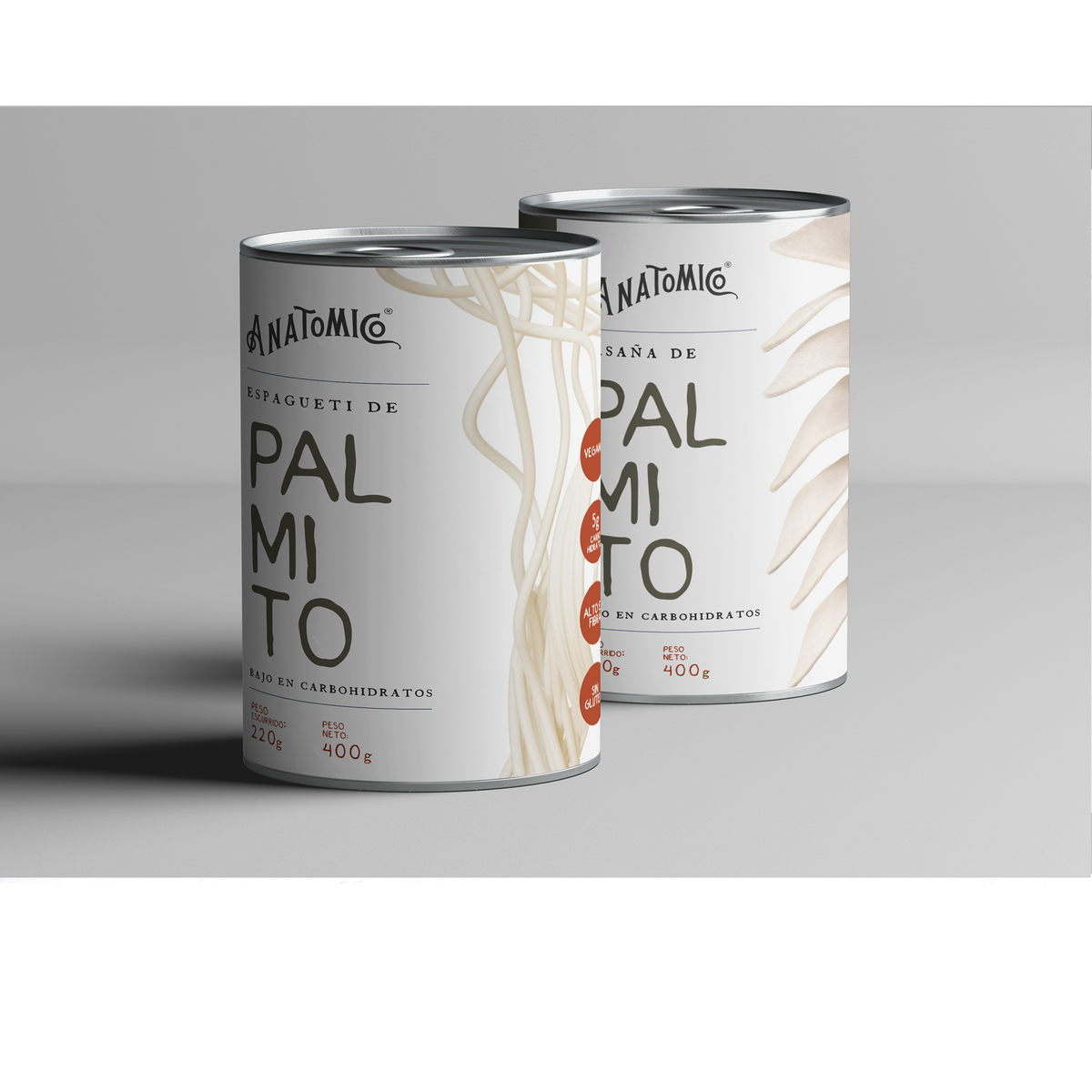 Hearts of Palm Spaghetti - Low Carb - Gluten-Free - Pack of 6
