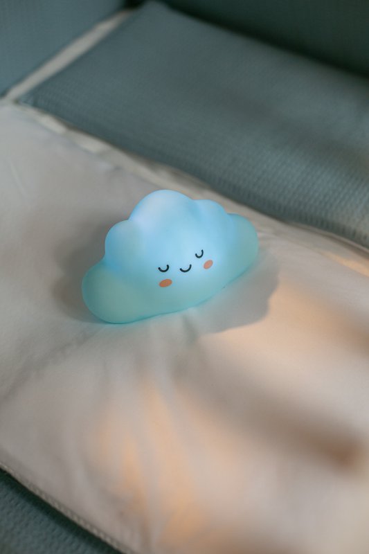 LED-LAMP MET BATTERIJ - MOD. NUBE - BLAUW