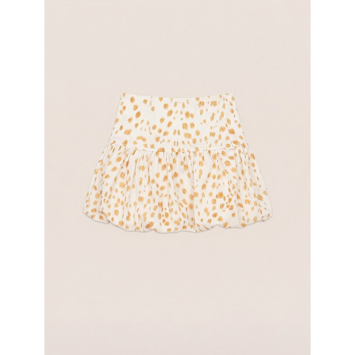 Fawn Deer Print ballon mini nederdel
