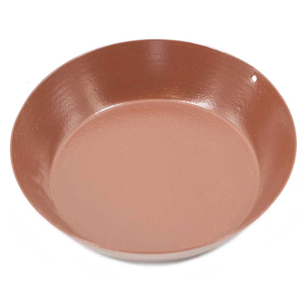 Metal bowl brique