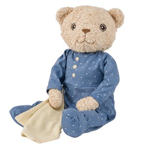 Bobbi in blauer Nachtwäsche