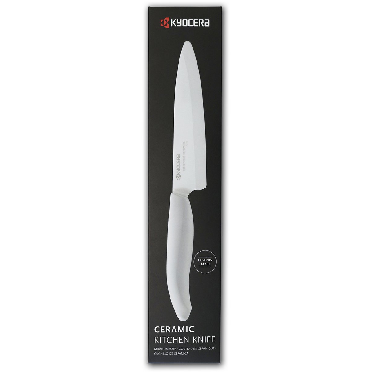 WHITE GEN ceramic cutting knife, blade: 13 cm