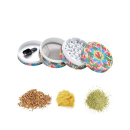 Présentoir 6 pièces moulins à épices - Feuilles Multicolores