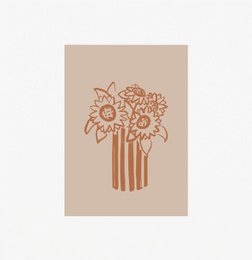 Carte postale / Vase Tournesol