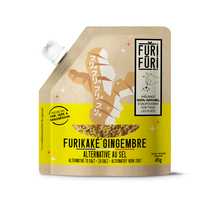 Furikake Ginger - Sesam- og tangkrydderi - saltalternativ 45G