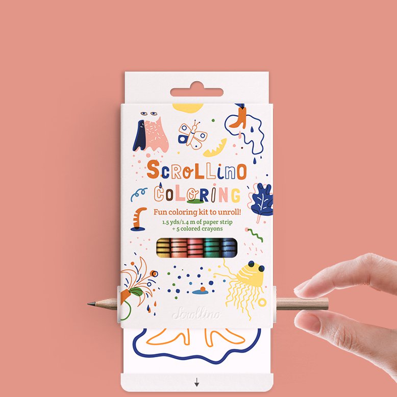 Kleurboek voor kinderen - Scrollino Coloring