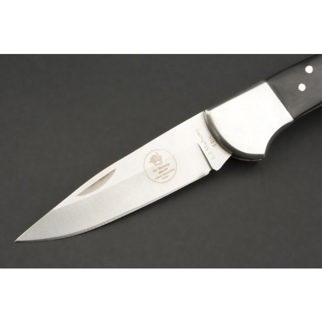 ED MAHONY Buffalo Folder I, scyzoryk, rękojeść z rogu bawolego, 440C