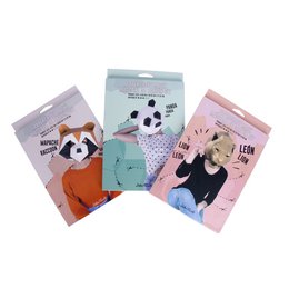 MASKERSET LEEUW PANDA WASBEER HF