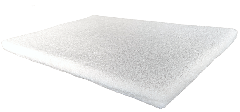 Teddyfleece-Spielmatratze für Kinder – Vanille-Lamm