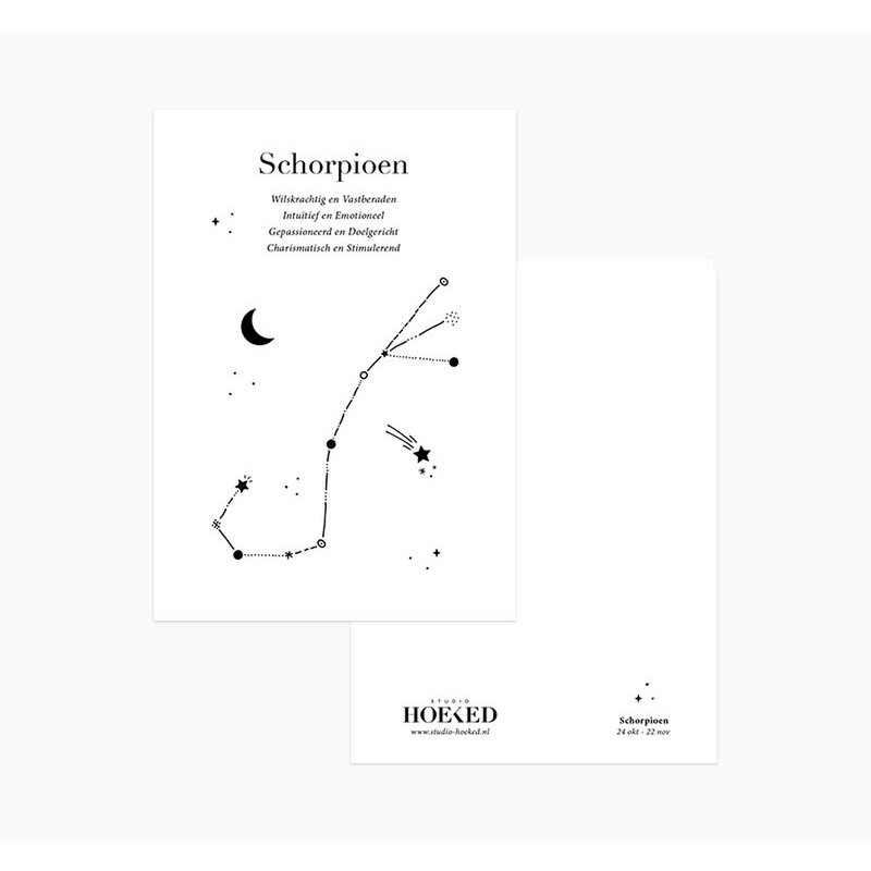 Ansichtkaart | Sterrenbeeld | Schorpioen