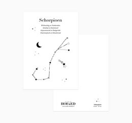 Pocztówka | Znak Zodiaku | Skorpion