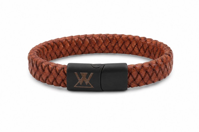 Pulsera de cuero 12mm - Con colección