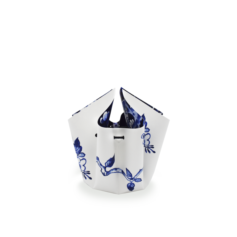Hendrik 'Vase Pliable / Vase Arc Petit' Delft Blue NO3 '