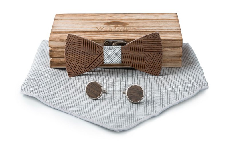 Children's wooden bow tie Groove Jr.