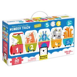 Train de nombres de puzzle à faire correspondre