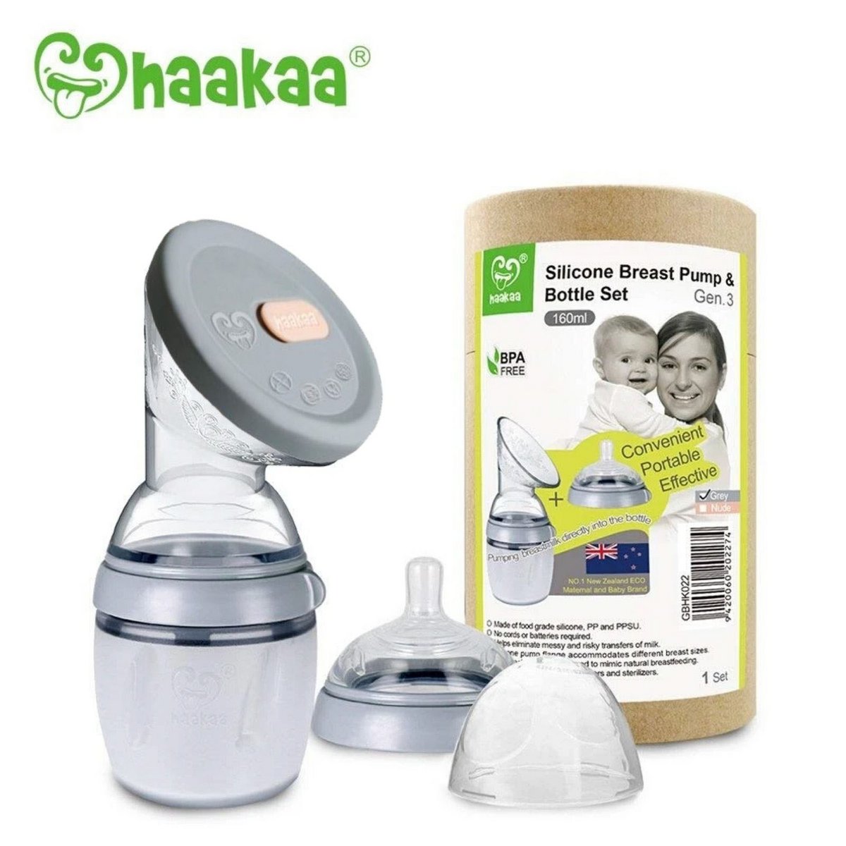 Pack Haakaa Generation 3 Collection-Milch + Flasche 160ml