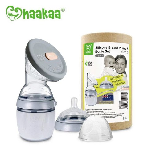 Pack Haakaa Generation 3 Collection-Milch + Flasche 160ml