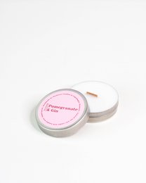 Mini-Soja-Duftkerzen, Granatapfel & Gin
