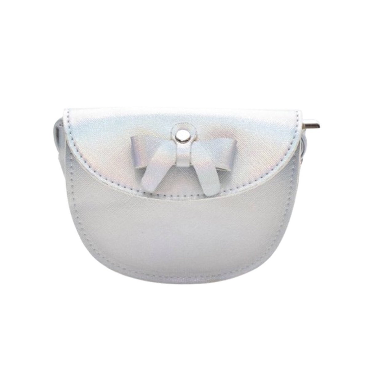 Louise Neon silver gray shoulder bag
