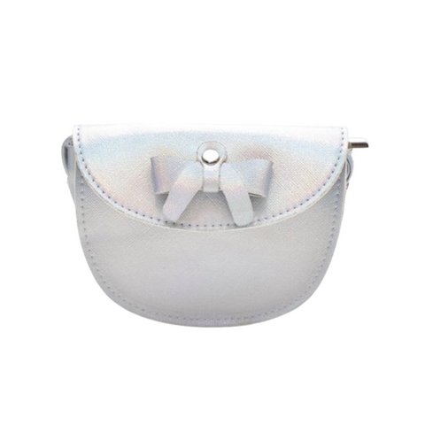Louise Neon silver gray shoulder bag