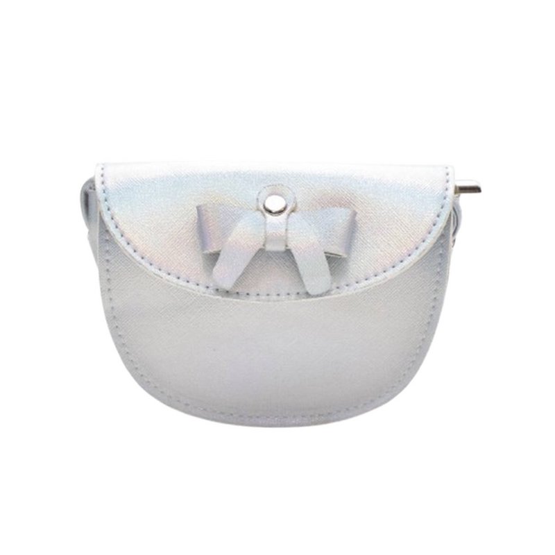 Louise Neon silver gray shoulder bag