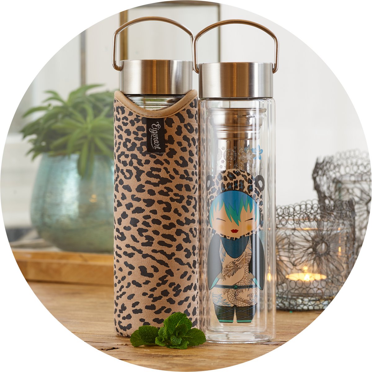 butelka herbaty FLOWTEA "Little Animals" LEO