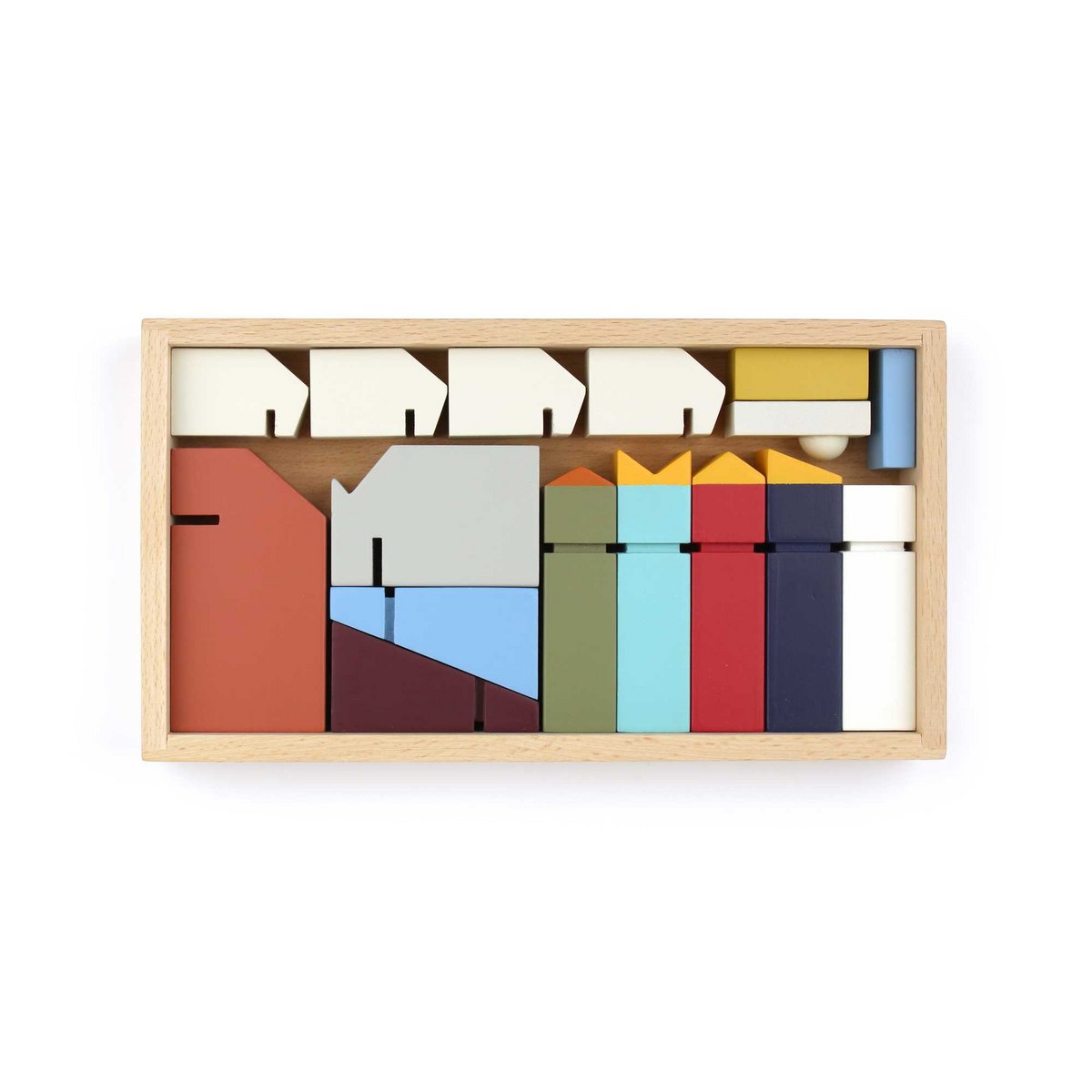 Modern Wooden Nativity Scene - Floris Hovers - IKONIC
