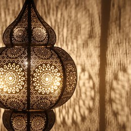 Oriental lamp Moulouk B-stock black Moroccan style hanging lamp