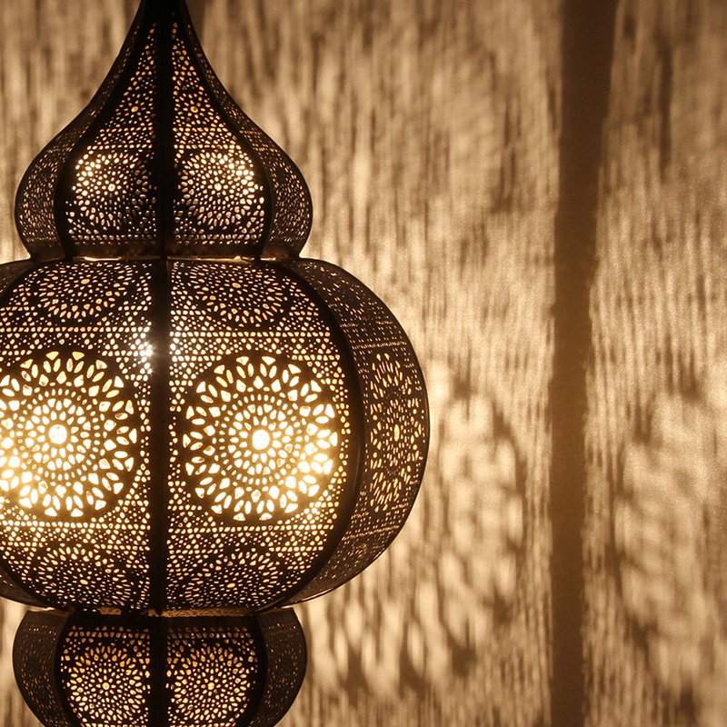 Oriental lamp Moulouk B-stock black Moroccan style hanging lamp