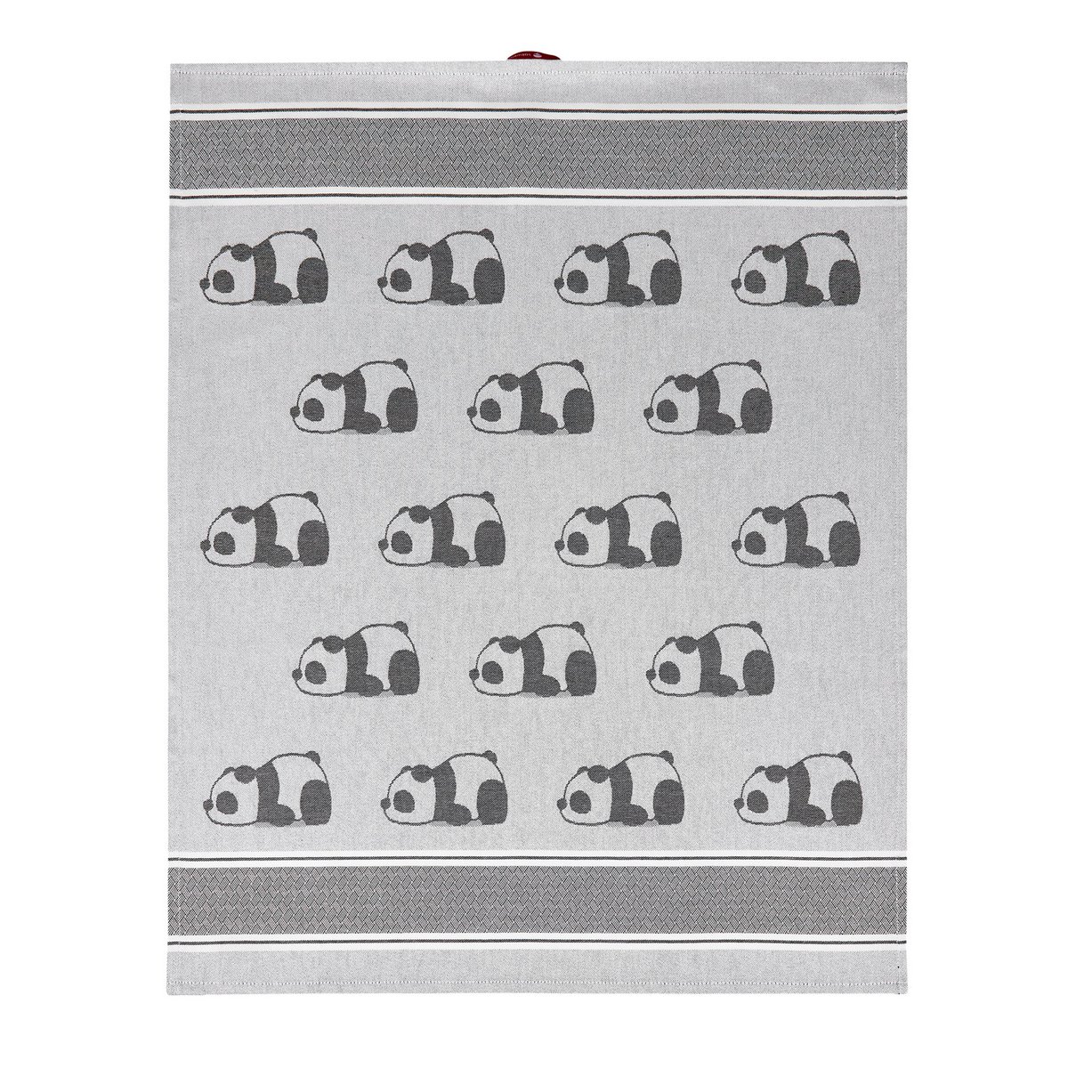 Keukenhanddoek Panda Grijs Katoen