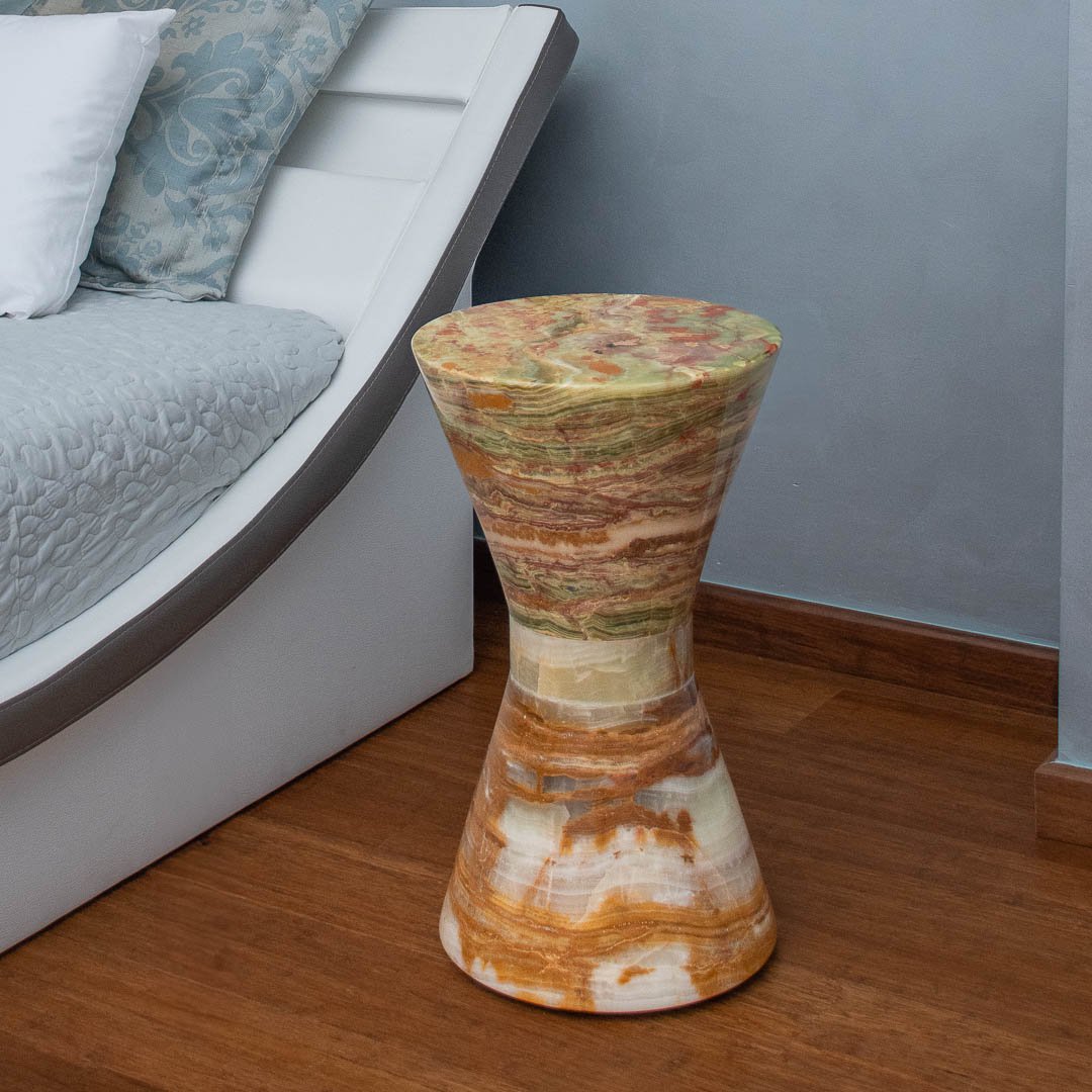 Contemporary Accent Table in onyx