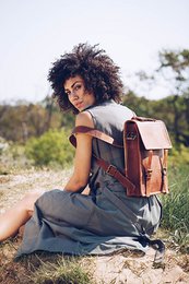 Mochila de cuero Vaya 14"