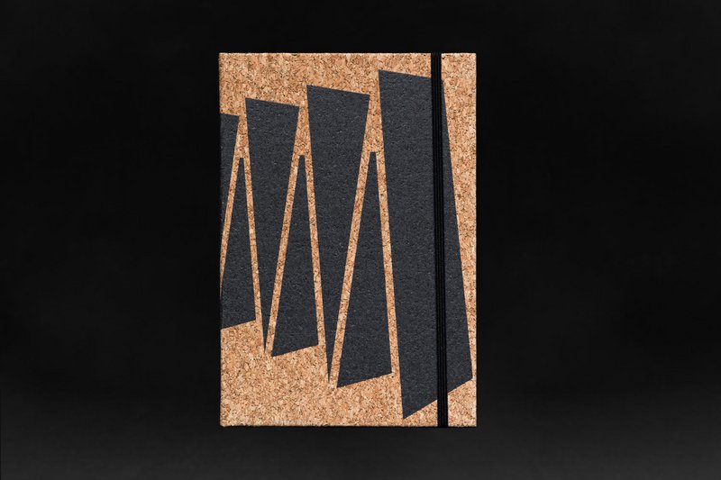 A5 hardcover notesbog - buer design - "arkitektur samling"