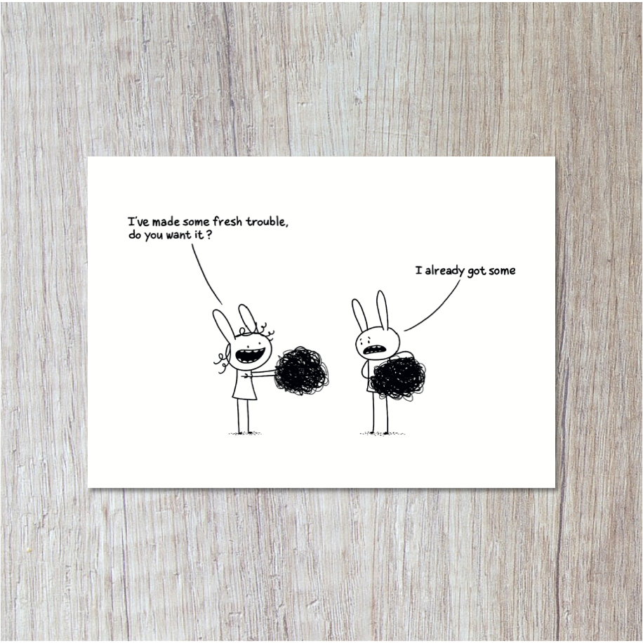 Postcard | Trouble