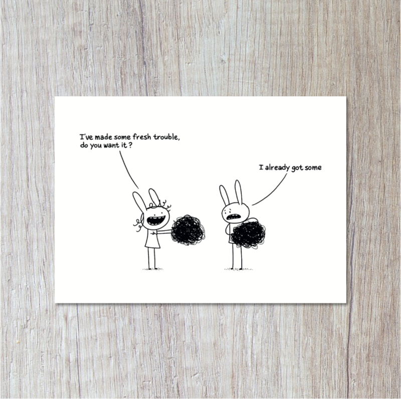 Postcard | Trouble