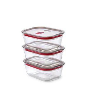 Black+Blum Glass Food Box set Small - Meal prep - set van 3