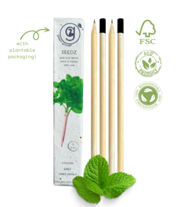 green-goose® Seedz Flower Pencil in Plantable Packaging - Mint
