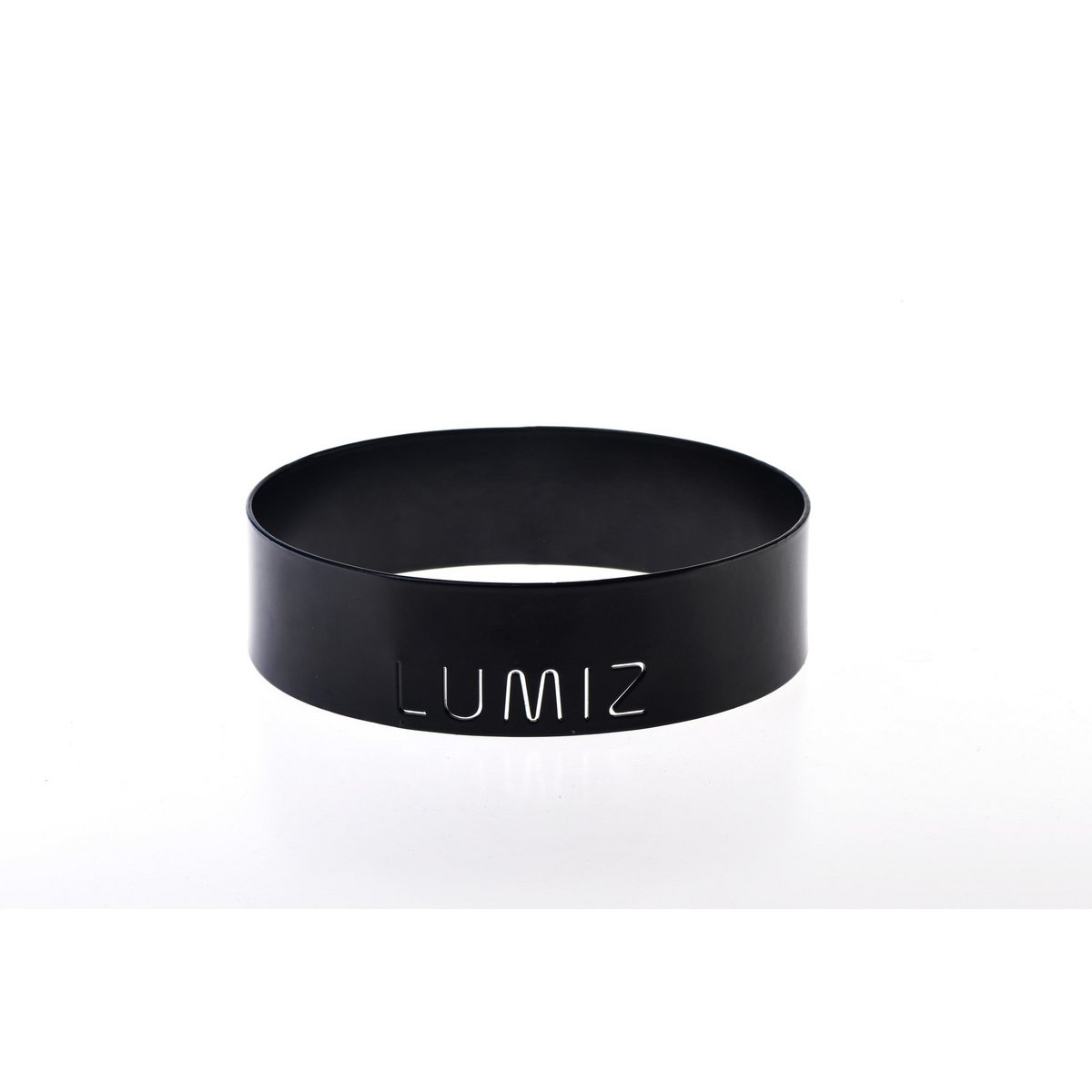 Metalowy pierścionek Lumiz S - 12 cm - czarny