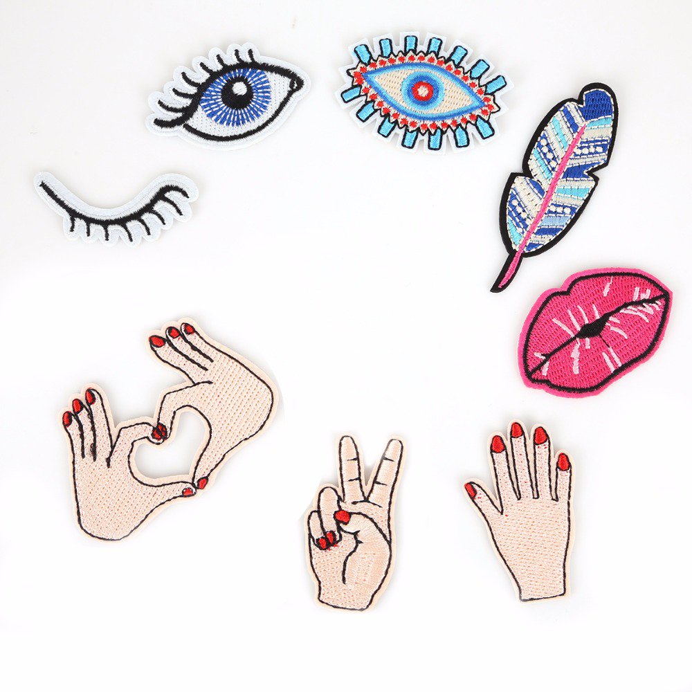 Sæt med strygelapper (100 STK) - Tema: BOHEME