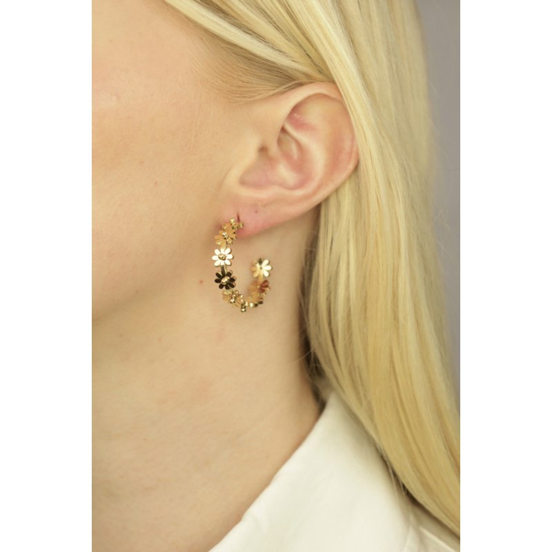 Boucles d'oreilles fleurs